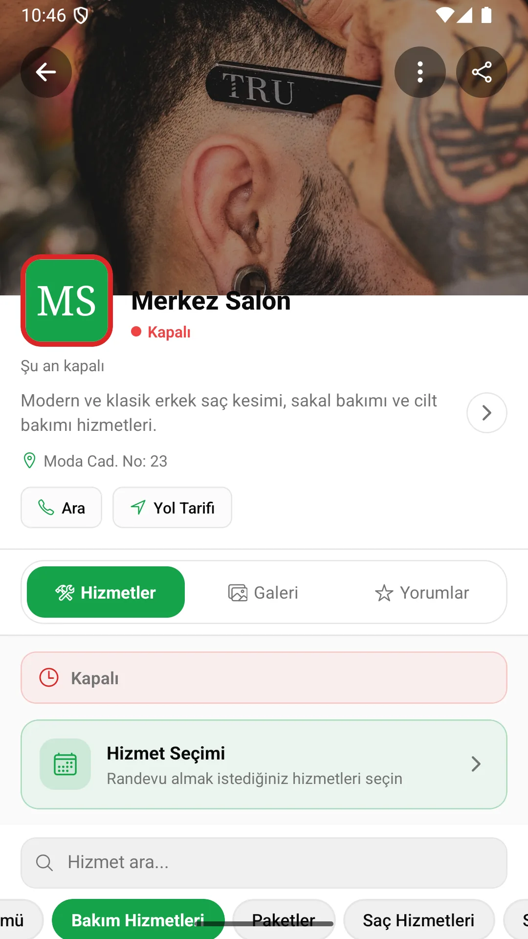 İşletme detayı
